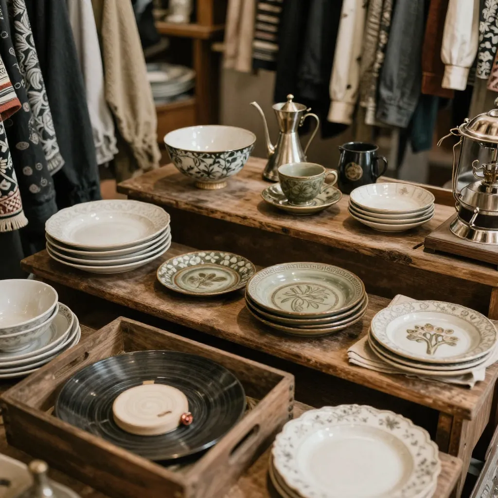 Vintage klær visning